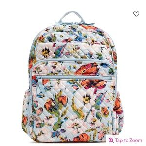 Vera Bradley XL campus backpack (Sea Air Floral) print